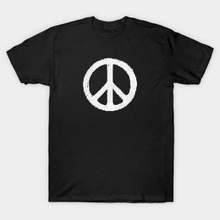 Retro 80's World Peace Symbol T-Shirt